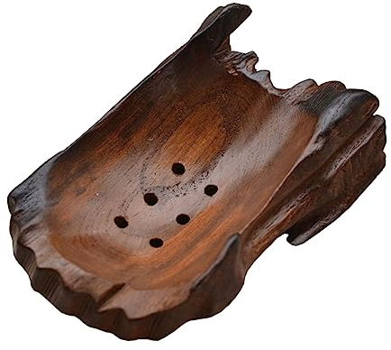 CAXUSD 1 Caja Jabonera De Madera Bandeja De Madera Bambú Personalidad Tailandia