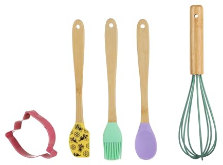 KASANOVA Set 4 accessori pasticceria silicone con formina fiore