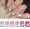 BORN PRETTY Reflective Glitter Gel Polish Magnetic Gel Polish Galaxy Gel Cat Gel Eye Effect 6 Colors Silver Purple Pink Soak Off Nail Art Salon Home Manicure Gift
