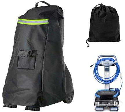 Poolroboter Abdeckung, Abdeckung für Dolphin Roboter Poolreiniger für Caddy-Abdeckung Schutzhülle 420D Oxford Vollständige Abdeckplane UV-Beständig Wasserdicht Staubdicht - 22x26x42inch