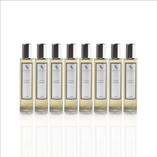 Arabian Opulence FR313 Loose Cherry Roll-on Parfümöl | Konzentriertes Parfüm Körperöl | Langanhaltendes Parfüm auf Ölbasis für Männer und Frauen | Reisegröße Alkoholfreies Parfümöl (15ml, 8er-Pack)