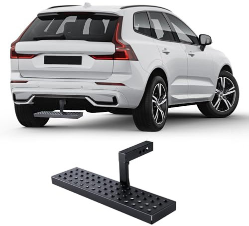 VEVOR Anhängerkupplungsstufe für 50,8 mm Empfänger, robuste Stahlkonstruktion mit 158,7 kg Tragkraft, Heckstoßstangenschutz mit Stiftverriegelung, 665 mm lang für LKW SUV Pickup Anhänger