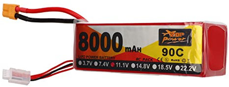 CaCaCook Batterie Lipo 8000mAh Batterie Lipo RC Batterie Lipo 3S Batterie Lipo Batterie Lipo 90C Batterie Lipo Batterie Lipo