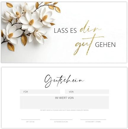 40 Blanko Gutscheine zum selber Ausfüllen Nagelstudio Friseur Kosmetik Massage Wellness Fußpflege Blanko Gutschein Vorlage Gutscheinkarte Geschenkgutschein