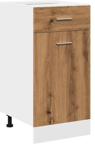 vidaXL Schubunterschrank Lyon Artisan-Eiche 40x46x81,5 cm Holzwerkstoff