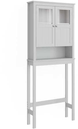 Vicco Toilettenschrank Bianco, Weiß, 69 x 171 cm | zur platzsparenden Aufbewahrung über der Toilette