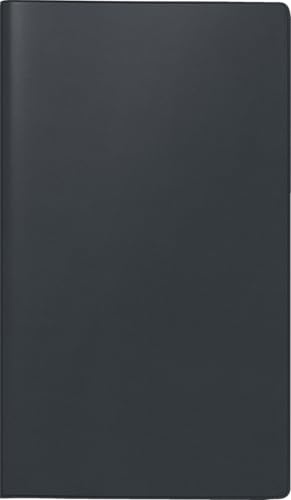 BRUNNEN Taschenkalender Mod. 756 2026 | A6, Leder, schwarz