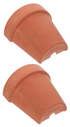 HOMOBABE 2 Pièces Trou De Cachette De Tortue Terrarium pour Reptiles Décorations D'aquarium Habitat Cachette De Tortues pour Aquarium Grotte Rochers Terrariums Petit Argile