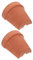 HOMOBABE 2 Pièces Trou De Cachette De Tortue Terrarium pour Reptiles Décorations D'aquarium Habitat Cachette De Tortues pour Aquarium Grotte Rochers Terrariums Petit Argile