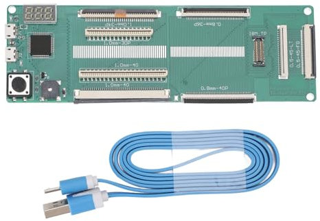 Universal Laptop Keyboard Tester, Laptop Keyboard Testing Device with Digital Display, Notebook Keyboards Testing Tool with USB Charging Data Cable, PCB Modul