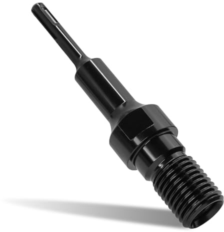 MISIQIMA Adapter 1 1/4 UNC auf SDS Plus, SDS Plus Adapter für Diamantkernbohrkronen, Kernbohrer und Betonbohrkronen, Universaladapter für Beton und Lochbohrer