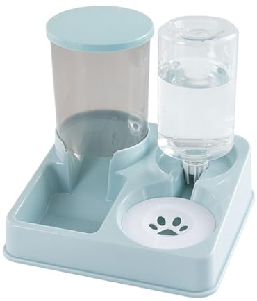 YROHGKPN Pet Automatic Waterer Feeder Food Container Bowl Water Fountain 2 in 1 Pet Large Dog Water Dog Automatic