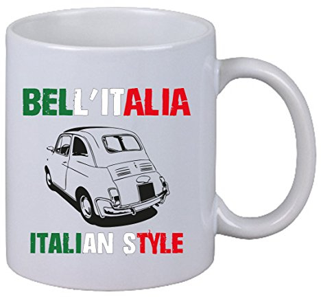 Kaffee Tasse Becher Bell´Italia - 500 - Italian Style Fun Büro Italian life Italia