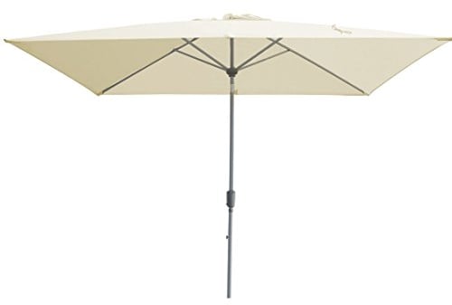 Dehner Sonnenschirm Samos, 2 x 3 m, naturfarben, natur