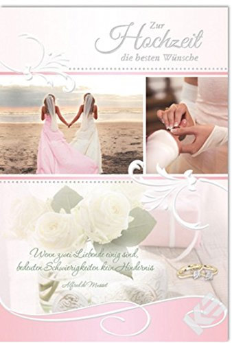 Karte XXL,Hochzeitskarte,lesbisch,gleichgeschlechtlich