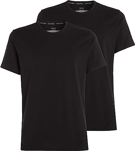 Calvin Klein Herren T-Shirts Kurzarm Crew Neck Rundhalsausschnitt