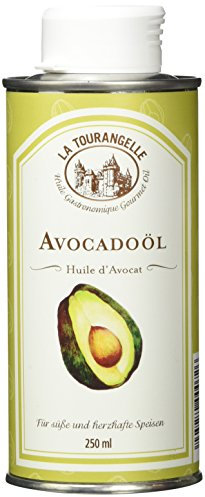 La Tourangelle - Avocadoöl - Aus dem Fruchtfleisch von Avocados gewonnen - Intensiver und fruchtiger Geschmack - Öl für Küche und Kosmetik - 250ml
