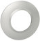 Legrand - Plaque de finition ronde dooxie 1 poste finition effet aluminium mat avec bague effet chrome