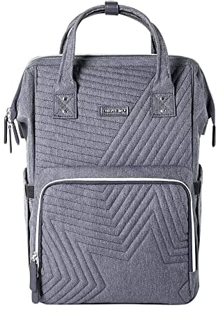 Sunveno Große Kapazität Babytasche Baby Wickeltaschen Wickelrucksack laessig wickelrucksack Multifunktions Wasserdicht Wickelrucksack Mama Rucksack (Quilten grau)