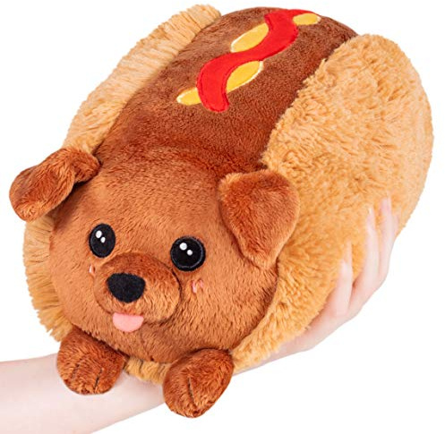 Squishable - Mini Dackel Hotdog - SynthiSquish Collection - 30 cm - Weiches Kuscheltier Sammlerstück
