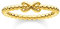 THOMAS SABO Ring Kugeln mit Infinity gold vergoldetes Silber TR2320-413-39-54