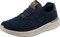 Skechers LATTIMORE CORINGA, Zapatillas para Hombre, Navy Knitted Mesh, 42 EU