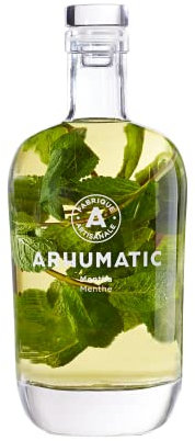 ARHUMATIC - Punch au Rhum - Menthe (Mentha) - 28% Alcool - Origine : France - A servir en digéstif ou apéritif - Fabrication artisanale - 70 cl
