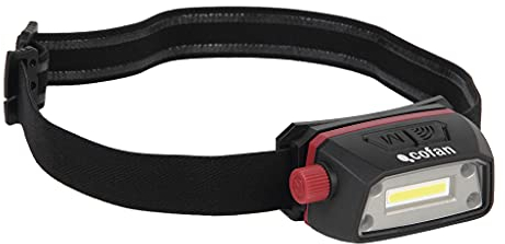 Linterna de Cabeza Profesional | Led Cob | 5 W | 6500 K | Puerto USB para Cargarla