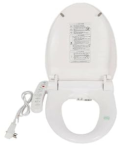 LENJKYYO Elektrisch Bidet Smart Dusch WC-Sitze Aufsatz Toilettensitz Gewärmter Toilette Bad Absenkautomatik Elektrischer Deckel mit Sofortheizung Sitzheizung Selbstreinigende