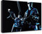 Artis Prints Leinwandbild Arnold Schwarzenegger, Terminator, Movie, Bike, Klein bis XXL, Inneneinrichtung - Wohnzimmer - Wohnung, Dekoration
