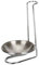 Newwyt Repose-cuillère vertical en acier inoxydable avec support de rangement pour ustensiles de cuisine Organ Argent