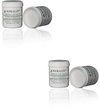 Keralit Dermacur Salbe | Doppelpack | 2 x 130 ml Dermacur zur Hautpflege | Zur Pflege und Regeneration bei spröder und empfindlicher Haut, insbesondere bei Mauke | Mit Dexpanthenol