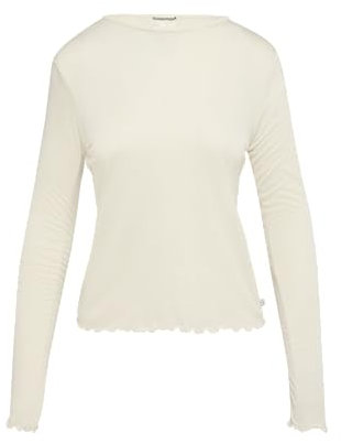 QS Jersey-Shirt mit Glitzergarn