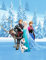 BERONAGE Große Frozen Die Eiskönigin Decke Sven Rentier 130 x 170 cm super weiche Kuscheldecke Wohndecke Sofadecke Fleece-Decke Disney Anna ELSA Kristoff Snowman Arendelle Pass. z. Bettwäsche