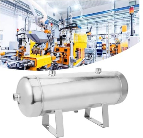 Réservoir d'air de réserve de 13 10 8 5 3 Gal, réservoir d'air multiport pour récipient à haute pression pour compresseur d'air/retient l'air, conteneurs de vessie de stockage d'air avec kit de montag