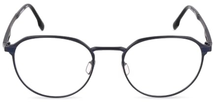 Rodenstock ROUNDED Titan Brillen in Dark Blue, Black für Unisex, Brille mit Sehstärke, optional mit Sonnenbrillen tönung oder Blaulichtfilter (Modell R7150)