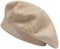 ZLYC Damen Winter Baskenmütze Französische Barett Doppelschicht Warm Beret(Einfarbig Tan),Einheitsgröße