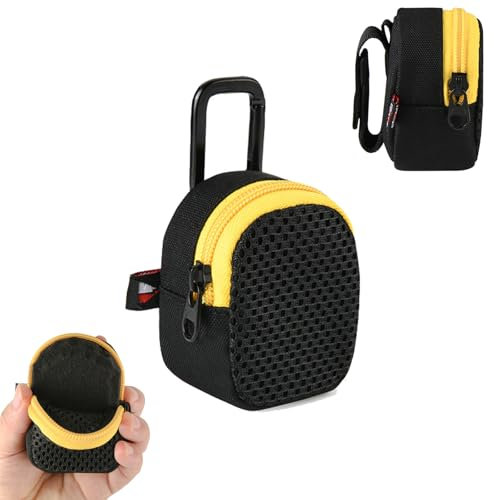 JOYSOG Mini Speaker Case for Dewalt Jobsite Pro Wearable Bluetooth Speaker Case with Fixed Belt for Portable Speaker Storage Holder Bag