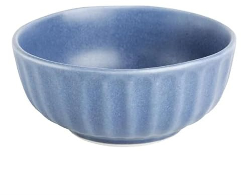 nisbets limited Olympia Corallite Blue Deep Bowl - 150x65mm (Box 6) | Stackable space-saving design is built to withstand commercial hospitality use; easy to clean.