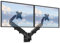 Supporto da Parete per Doppio Schermo da 17 a 32 pollici, Supporto per Monitor da Parete con 2 Monitor Regolabile in Altezza, Inclinabile, Orientabile, Fino a 9kg, VESA 75x75/100x100