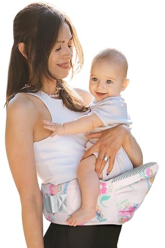 Baby Hüftsitz für 3-30 kg Neugeborene ab Geburt,Ergonomische gemütlich und leichtgewichtig Leichte Taille Hocker 4 Tragepositionen für Kinder 3-36 Monate Neugeborenes