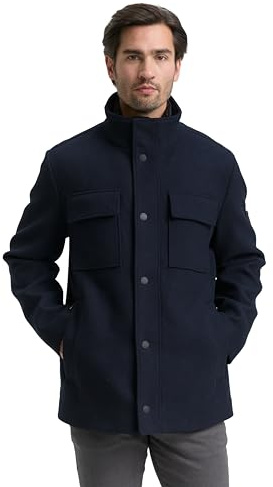 TOM TAILOR Herren 1046984 2-in-1 Wolljacke mit abnehmbarer Innenjacke