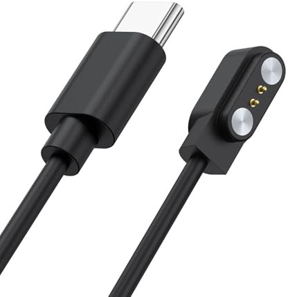 Wanme Charger Compatible with YAMAY SW021/SW01/SW023/SW025/ID216/ID205L/ID205S/ID205U/Uwatch/2/2S/3/3S/Ufit/GT/GS/Realme watch3 - USB Charging Cable-Smartwatch Accessories (USB C 100cm)