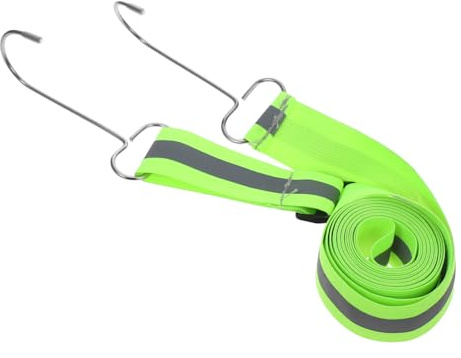 HIAKDOFT Corda Di Rinforzo Per Telo Copriauto Corde Elastiche Per Auto Con Ganci Striscia Riflettente Corda Per Auto Strisce Riflettenti Elastiche Riflettente Ad Alta