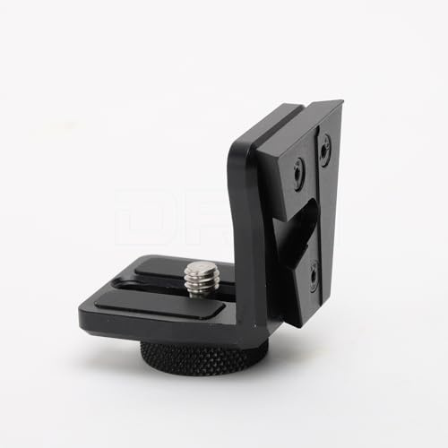 DRRI Batería de puerto en V en forma de L a tornillos de 1/4 con pin de localización elástico para transmisión inalámbrica ARRI RED Camera Vaxis Image