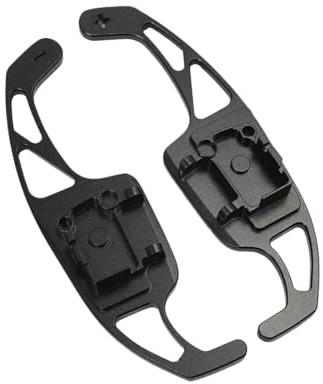 Paletta Cambio Compatibile Con Per Golf 6 Per Tiguan Per Jetta Paddle Di Estensione Del Volante Per Auto(Black)