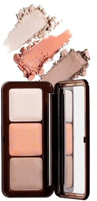 EVERYBODY LONDON Paleta per il contouring del viso, Luminous Face Palette, bronzer, fard, cipria, formula setosa, alta pigmentazione, effetto pelle scolpita, (Light)