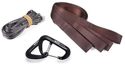 DD Hammocks Complete Whoopie Suspension System - Knot Free Hammock Suspension Including Whoopie Slings, Tree Huggers and Karabiners