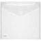 10 x Foldersys Dokumentenmappe 320x320mm PP Klettverschluss transparent
