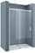 doporro Duschtür Nischentür dusche Duschabtrennung Duschkabine 155x195cm ESG-Sicherheitsglas Duschtür aus Klarglas teilgerahmt inkl. NANO-Beschichtung Teramo4